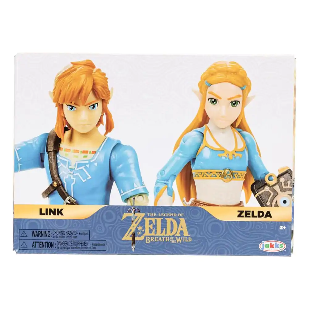 The Legend of Zelda Figurka Akcji 2-Pack Princess Zelda, Link 10 cm zdjęcie produktu