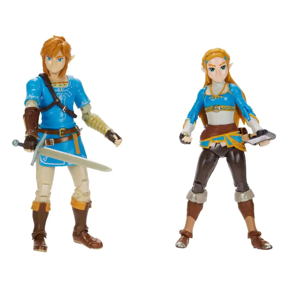The Legend of Zelda Figurka Akcji 2-Pack Princess Zelda, Link 10 cm zdjęcie produktu