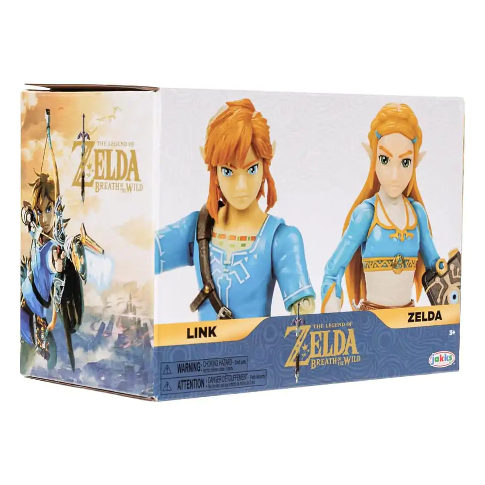 The Legend of Zelda Figurka Akcji 2-Pack Princess Zelda, Link 10 cm zdjęcie produktu