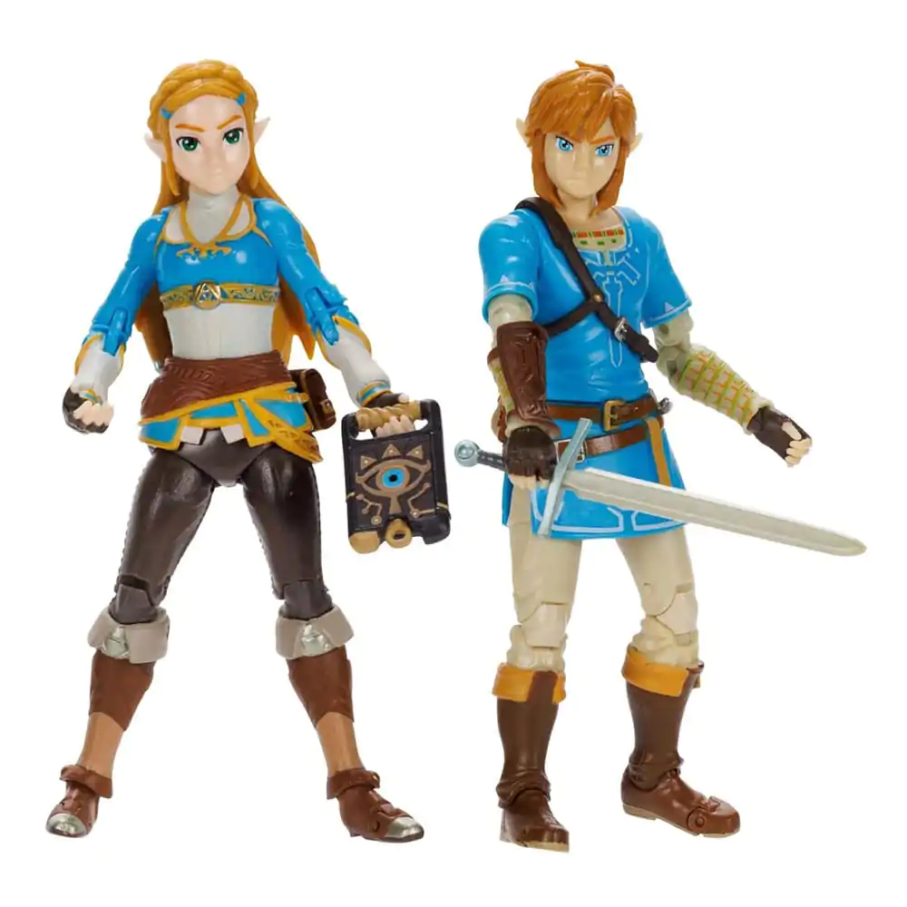The Legend of Zelda Figurka Akcji 2-Pack Princess Zelda, Link 10 cm zdjęcie produktu