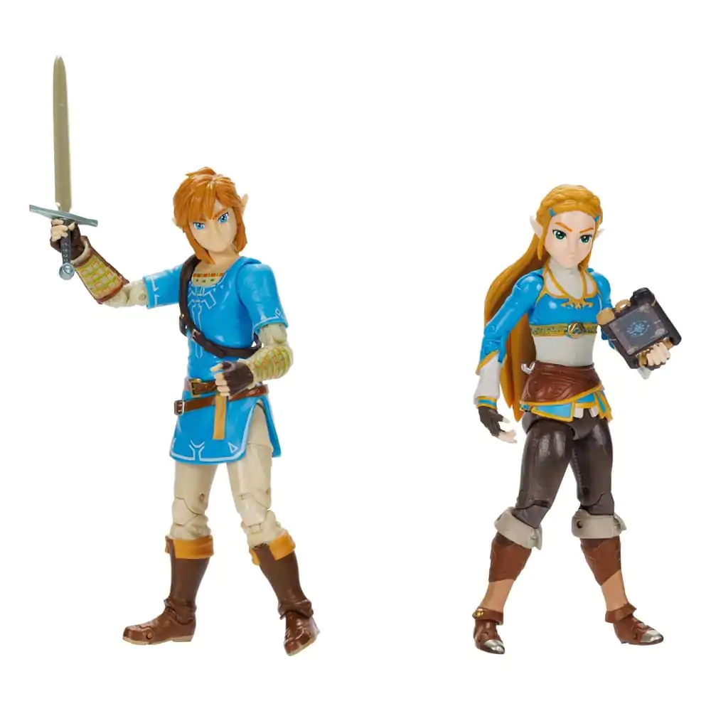 The Legend of Zelda Figurka Akcji 2-Pack Princess Zelda, Link 10 cm zdjęcie produktu