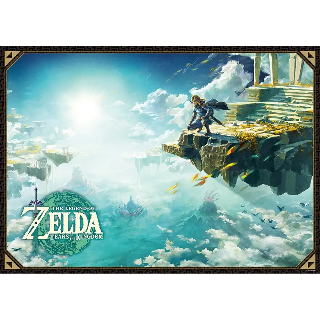 The Legend of Zelda: Tears of the Kingdom Puzzle z grafiką z okładki (1000 elementów) zdjęcie produktu