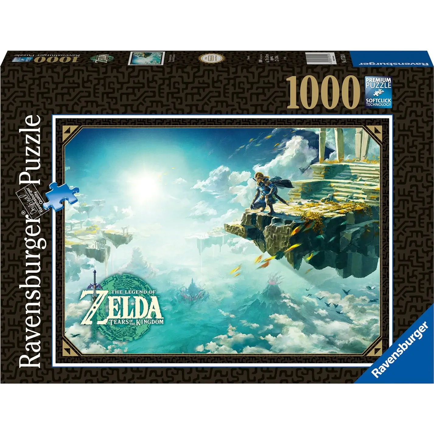 The Legend of Zelda: Tears of the Kingdom Puzzle z grafiką z okładki (1000 elementów) zdjęcie produktu