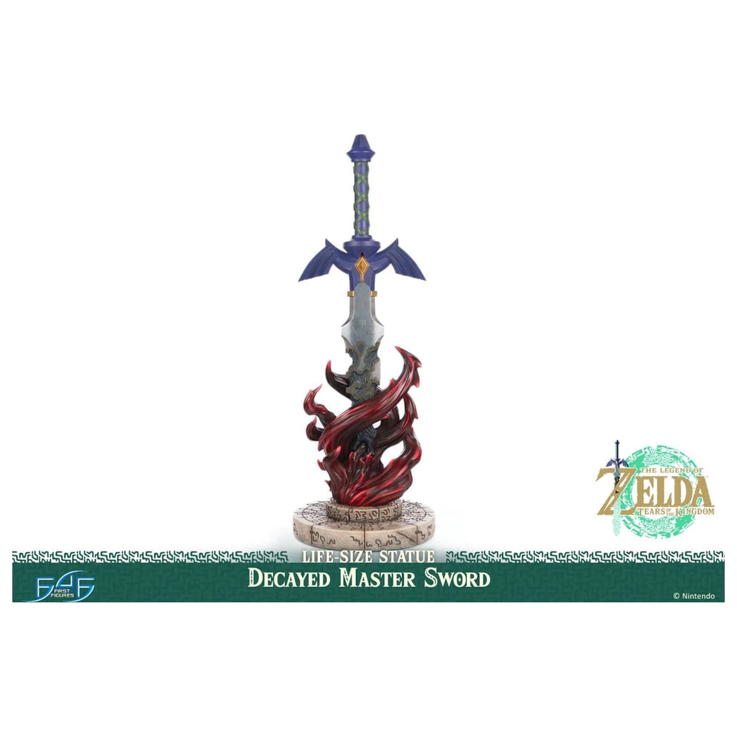 The Legend of Zelda: Tears of the Kingdom statua naturalnej wielkości 1/1 Decayed Master Sword 71 cm zdjęcie produktu
