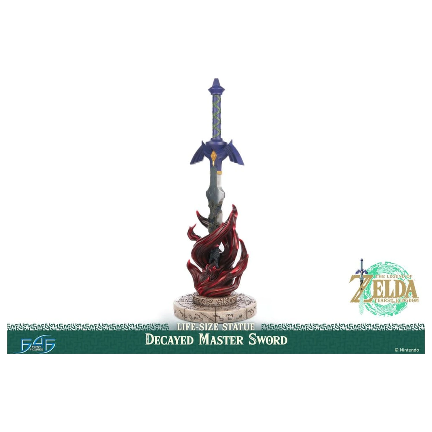 The Legend of Zelda: Tears of the Kingdom statua naturalnej wielkości 1/1 Decayed Master Sword 71 cm zdjęcie produktu