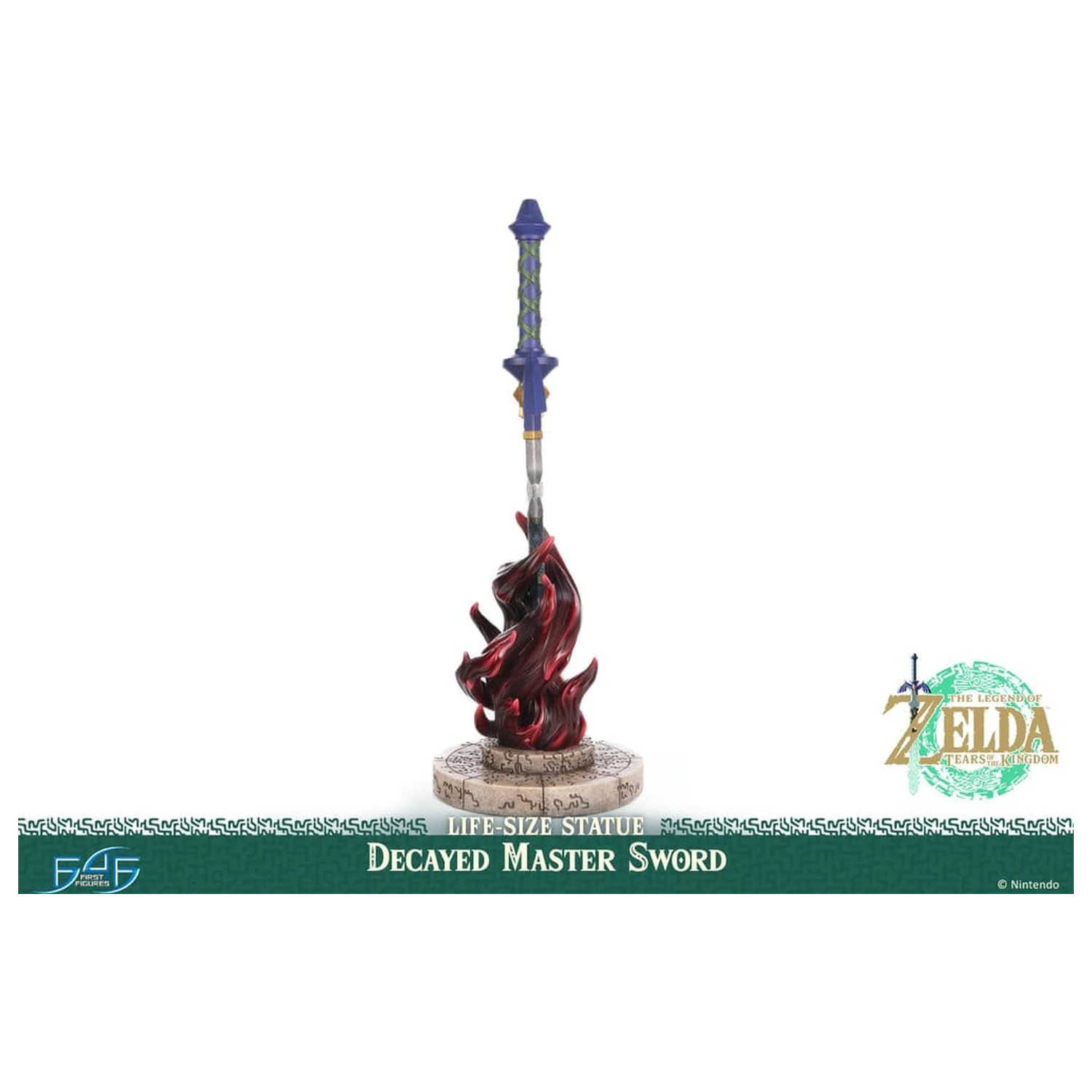 The Legend of Zelda: Tears of the Kingdom statua naturalnej wielkości 1/1 Decayed Master Sword 71 cm zdjęcie produktu