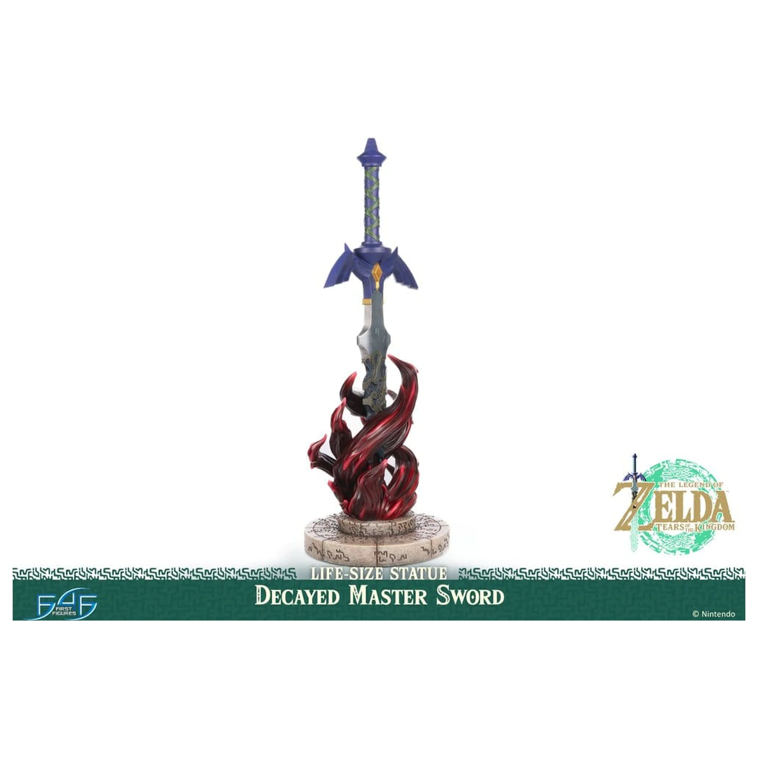 The Legend of Zelda: Tears of the Kingdom statua naturalnej wielkości 1/1 Decayed Master Sword 71 cm zdjęcie produktu