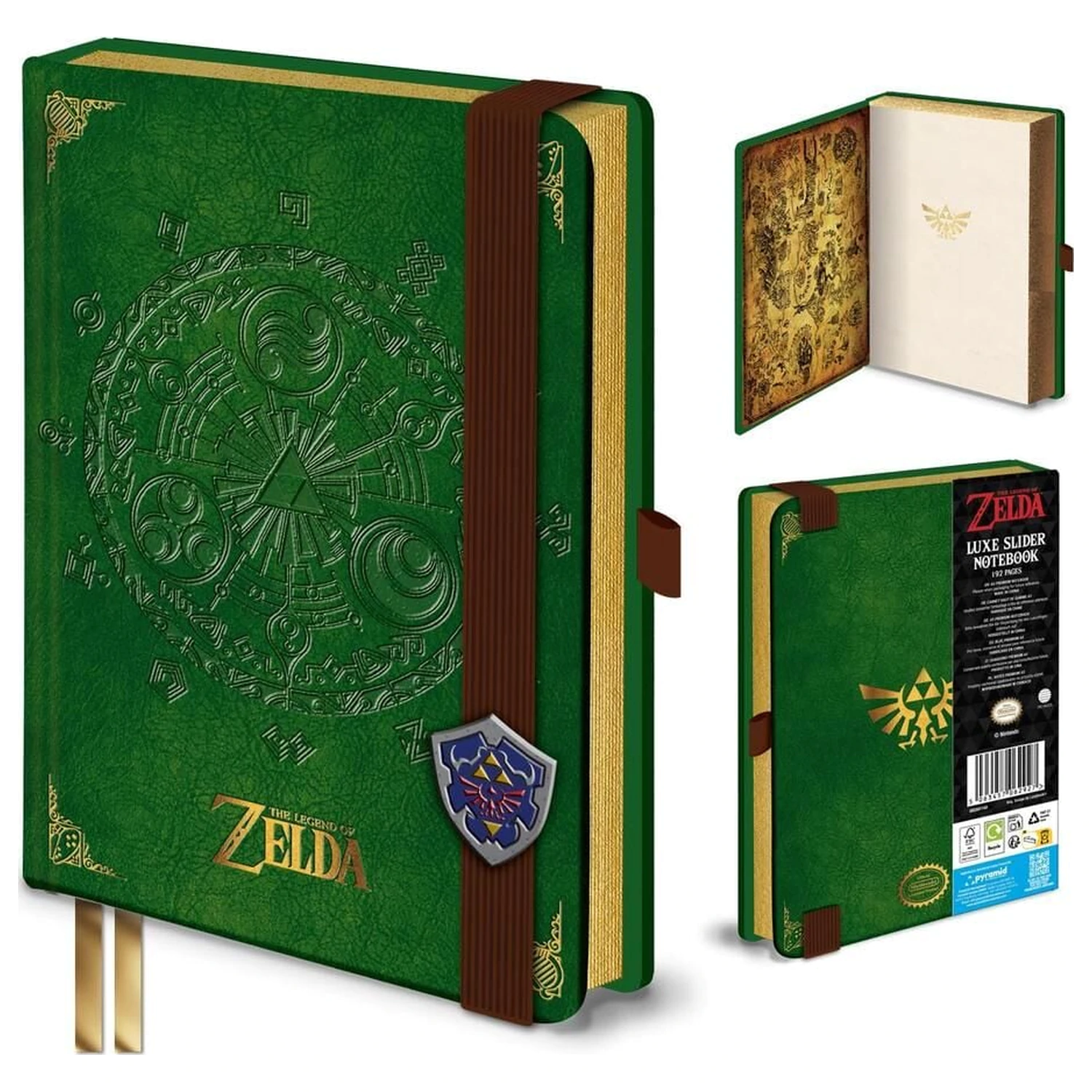 The Legend of Zelda Triforce Luxe Slider notes notebook zdjęcie produktu