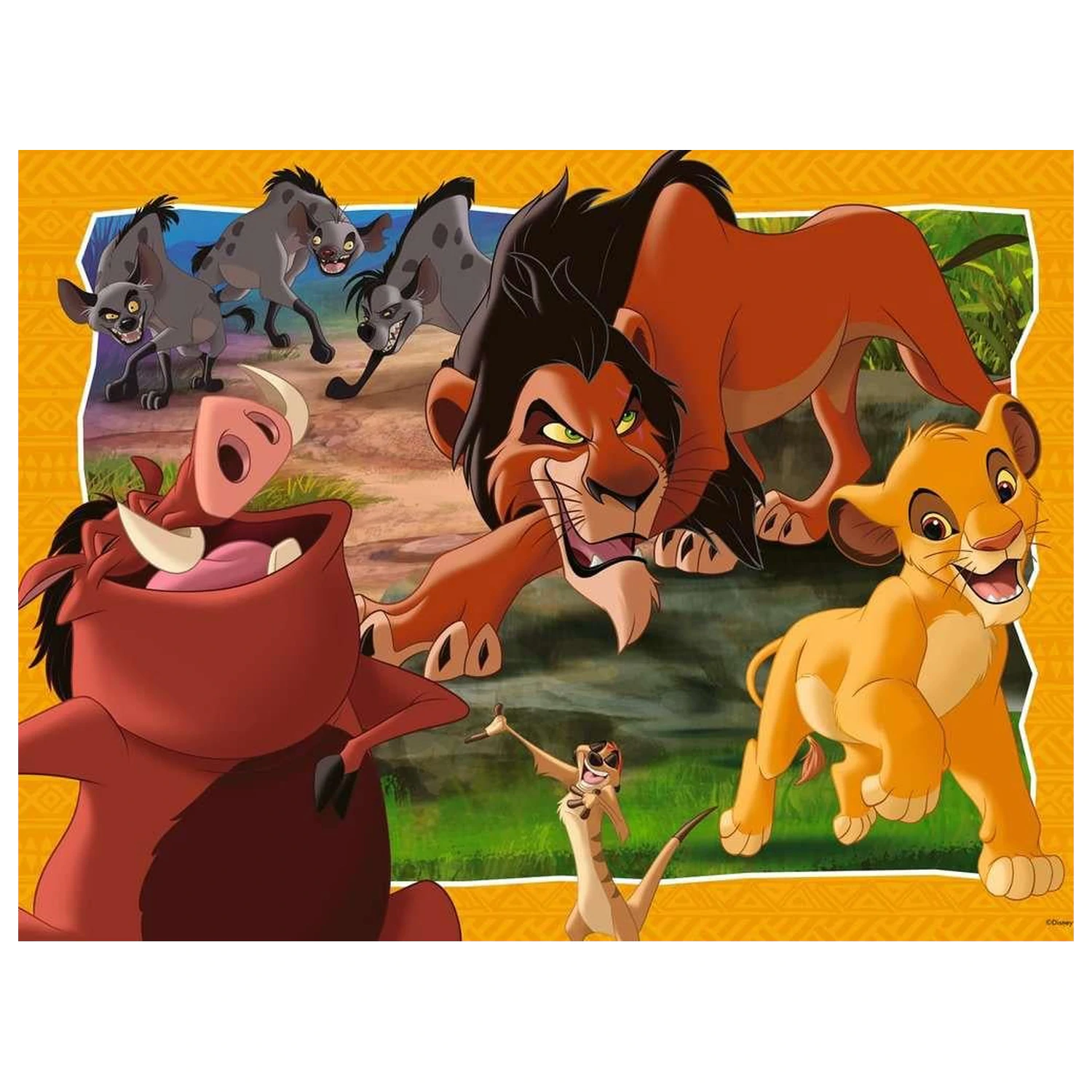 The Lion King Hakuna Matata Puzzle XXL (200 sztuk) zdjęcie produktu