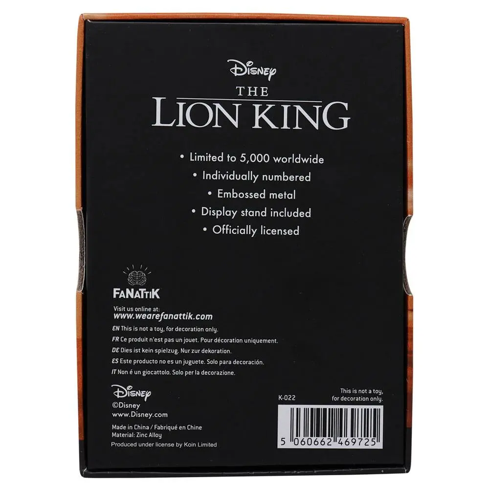 The Lion King Sztabka Limited Edition zdjęcie produktu