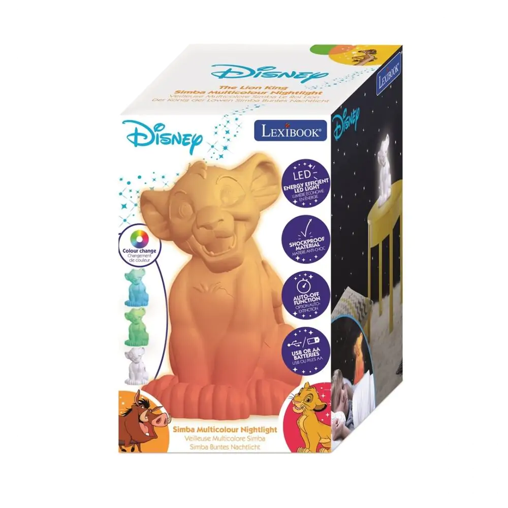 Disney The Lion King Simba Lampa 3D zdjęcie produktu
