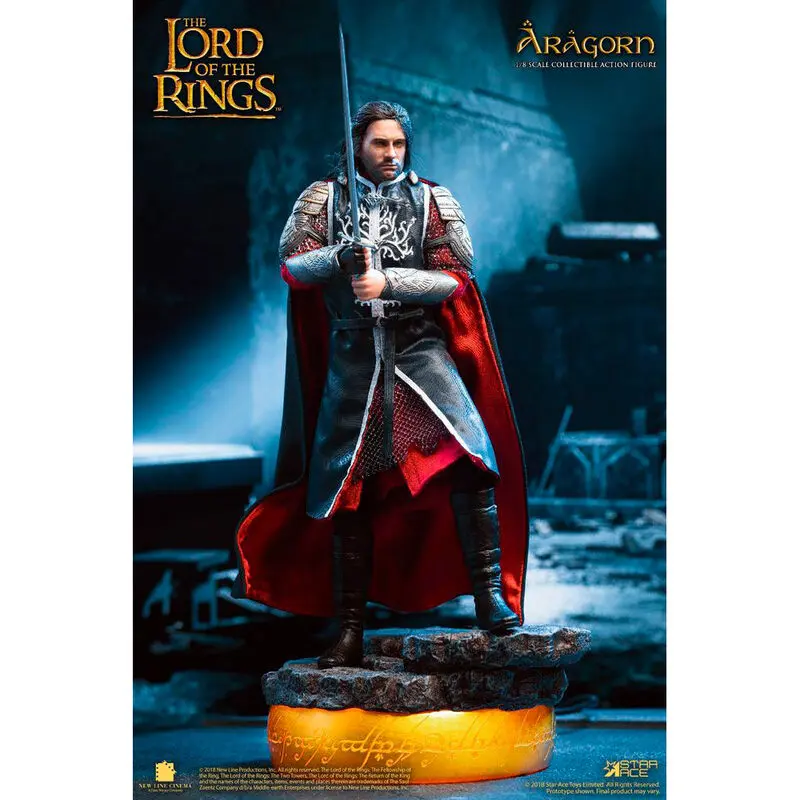 Lord of the Rings Real Master Series Figurka Akcji 1/8 Aragon Deluxe Version 23 cm zdjęcie produktu