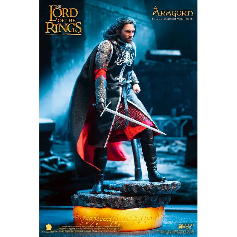 Lord of the Rings Real Master Series Figurka Akcji 1/8 Aragon Deluxe Version 23 cm zdjęcie produktu