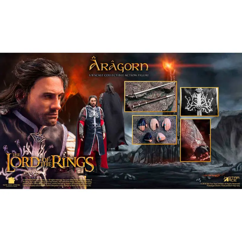 The Lord of the Rings Aragorn Real Master figurka 23 cm zdjęcie produktu