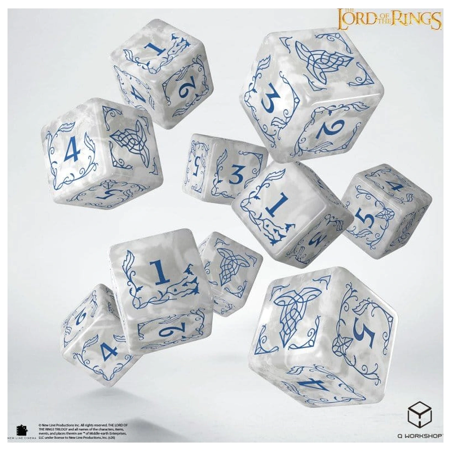 The Lord of the Rings: Zestaw 10 kości D6 Rivendell (kamienne) zdjęcie produktu