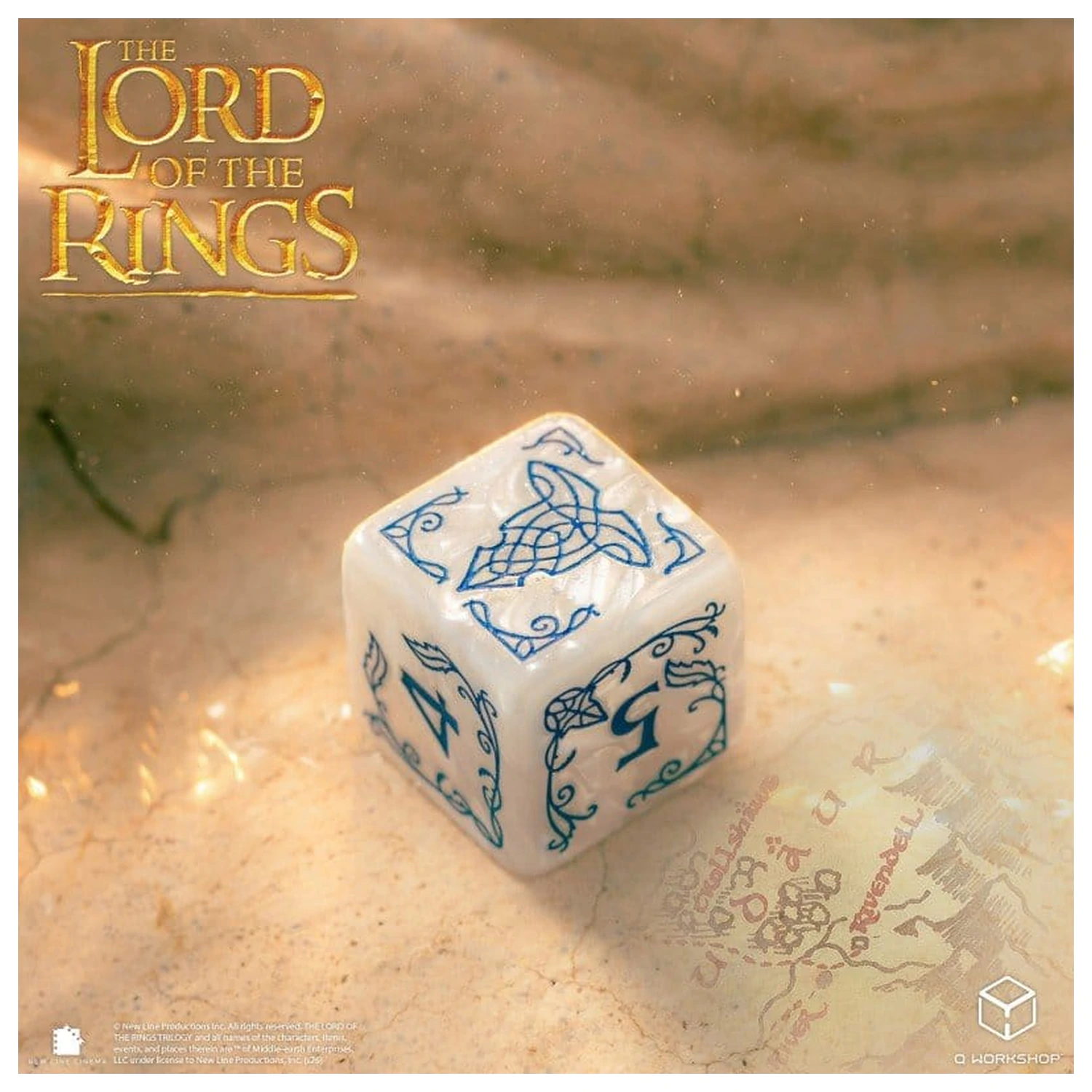 The Lord of the Rings: Zestaw 10 kości D6 Rivendell (kamienne) zdjęcie produktu