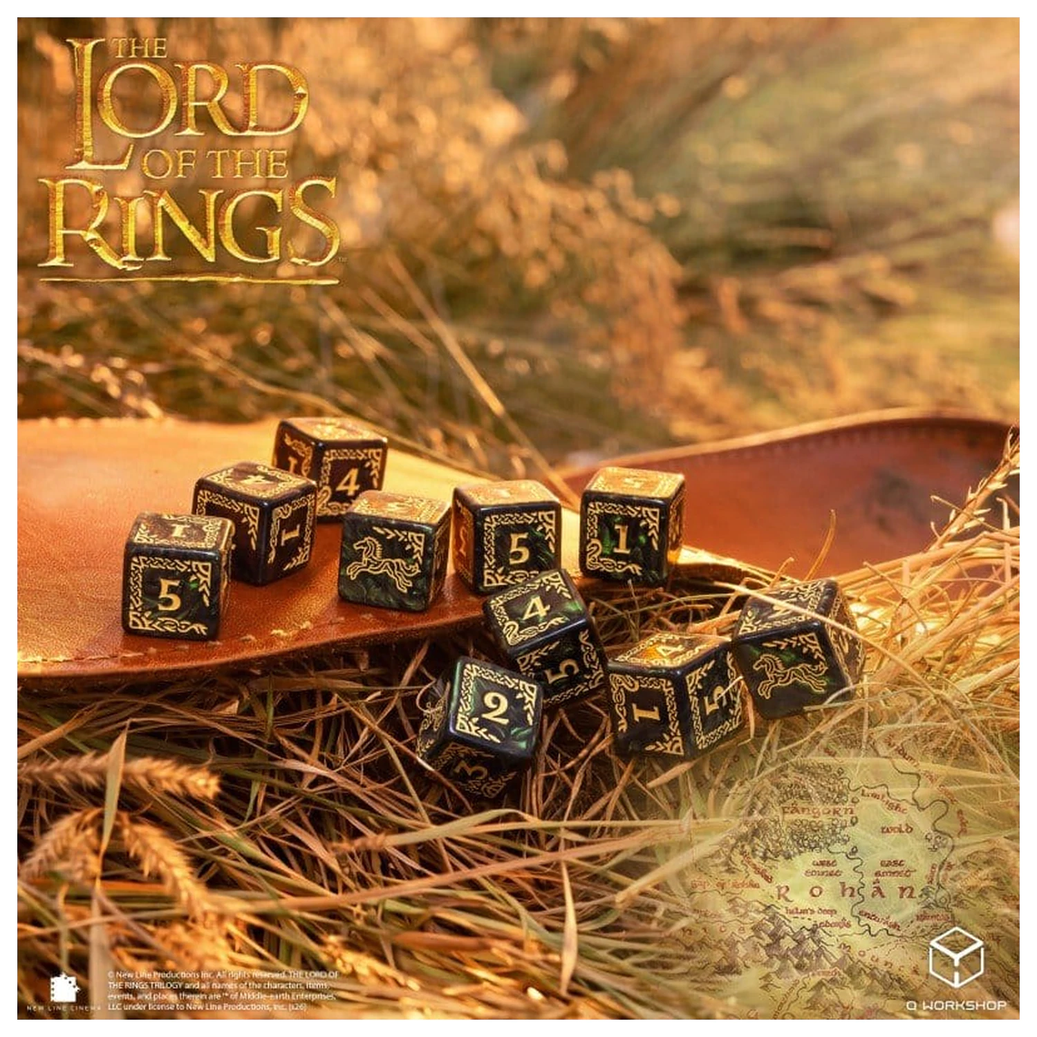 The Lord of the Rings: Zestaw 10 kości D6 Rohan zdjęcie produktu