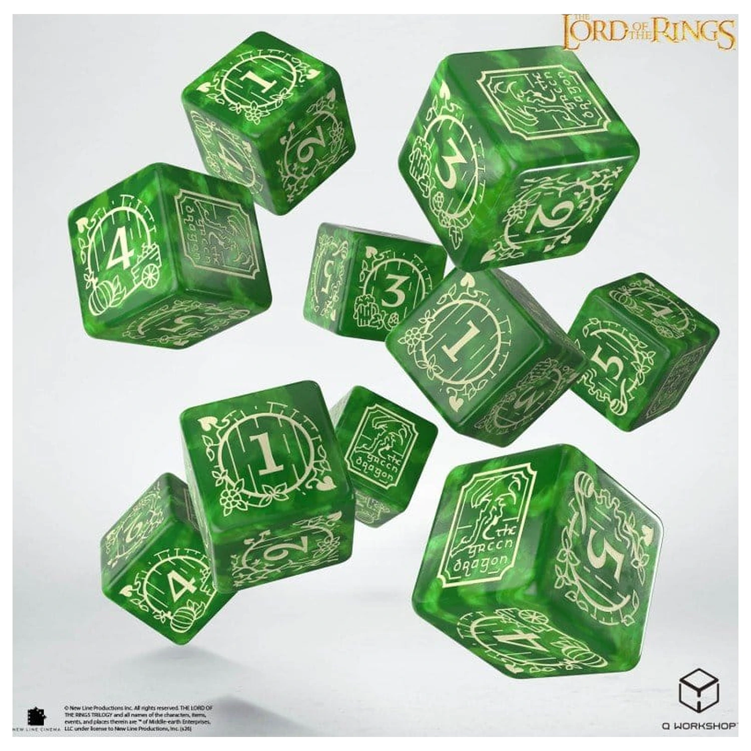 The Lord of the Rings: 10 D6 zestaw kości Shire zdjęcie produktu