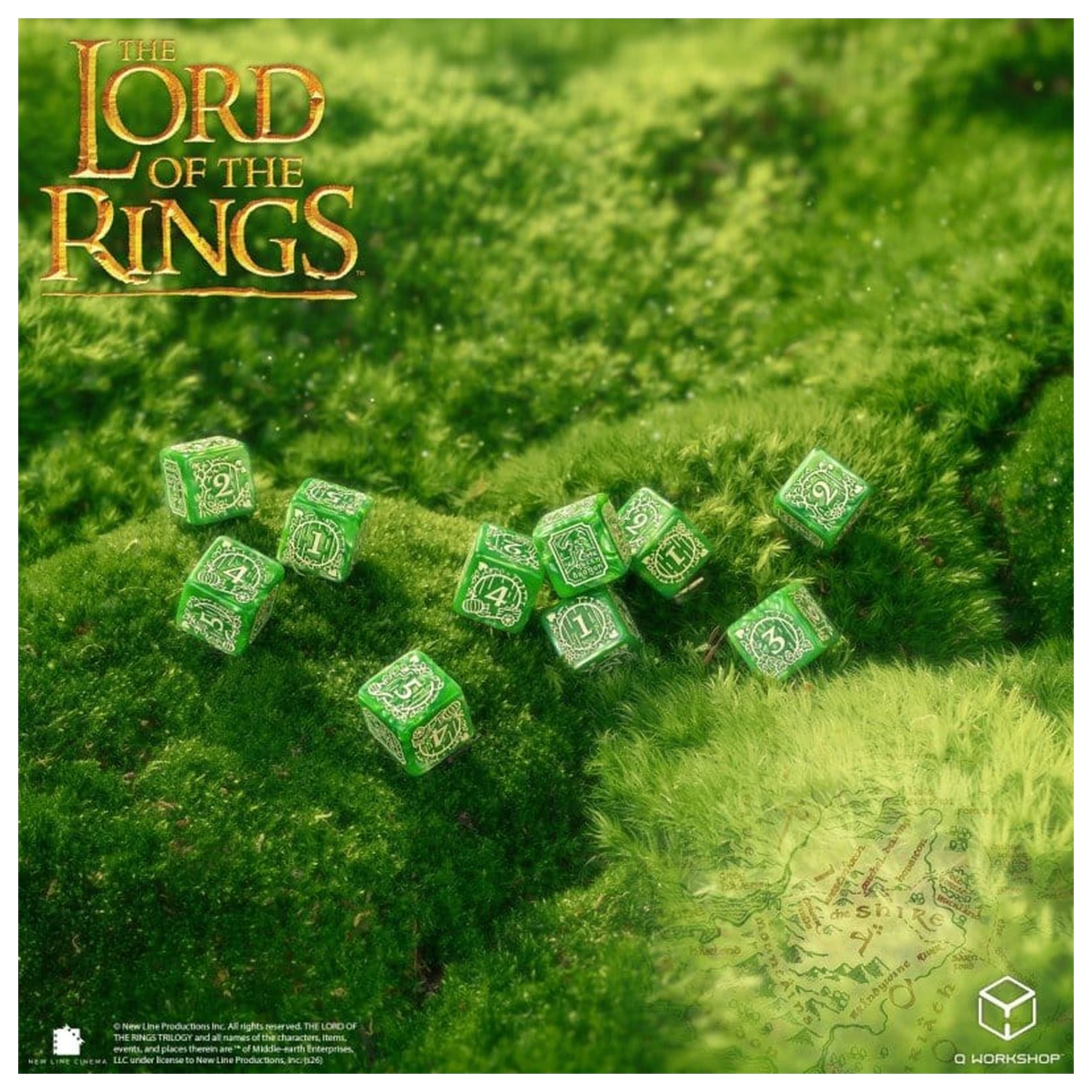 The Lord of the Rings: 10 D6 zestaw kości Shire zdjęcie produktu