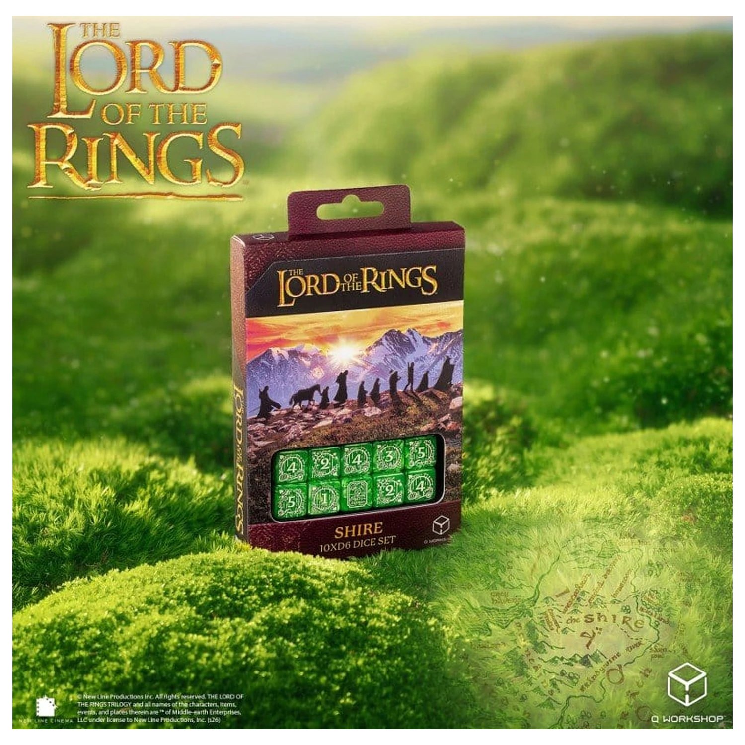 The Lord of the Rings: 10 D6 zestaw kości Shire zdjęcie produktu