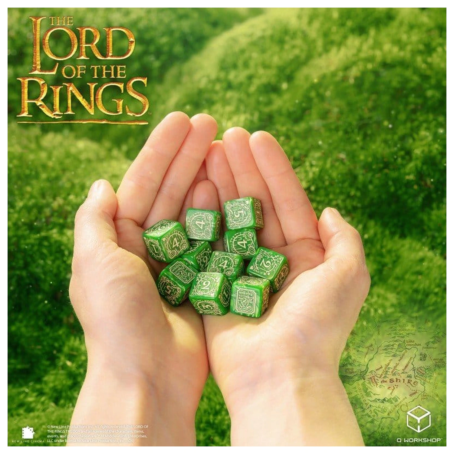 The Lord of the Rings: 10 D6 zestaw kości Shire zdjęcie produktu