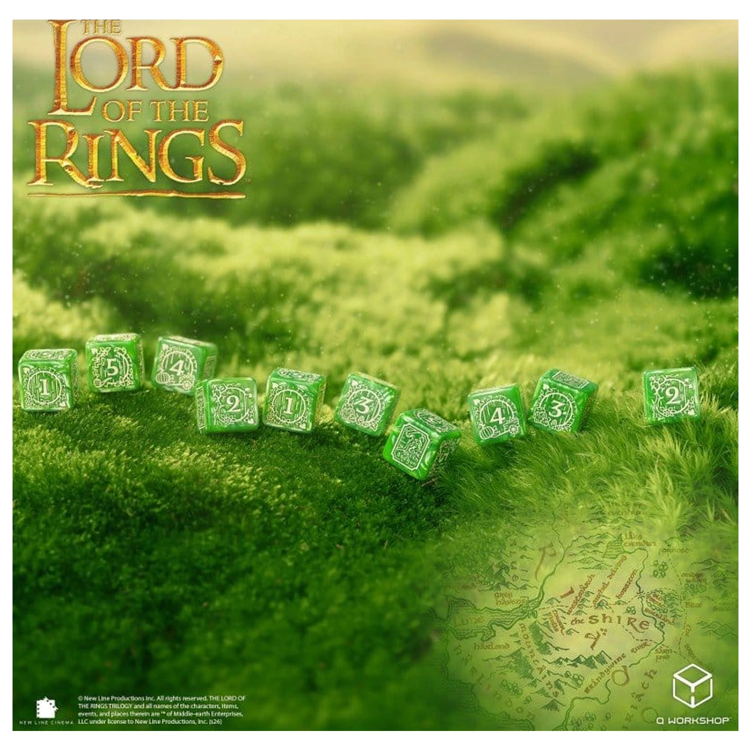 The Lord of the Rings: 10 D6 zestaw kości Shire zdjęcie produktu