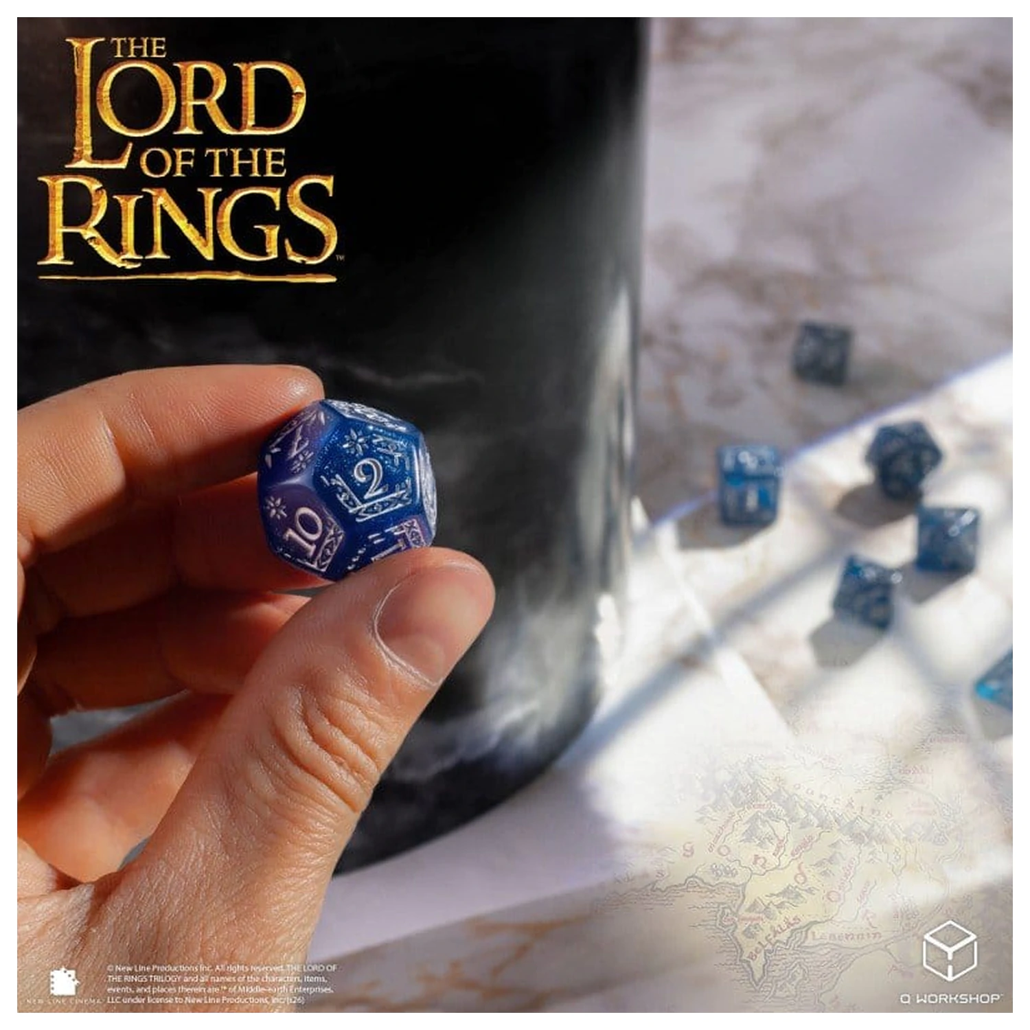 The Lord of the Rings zestaw 7 kości Gondor zdjęcie produktu