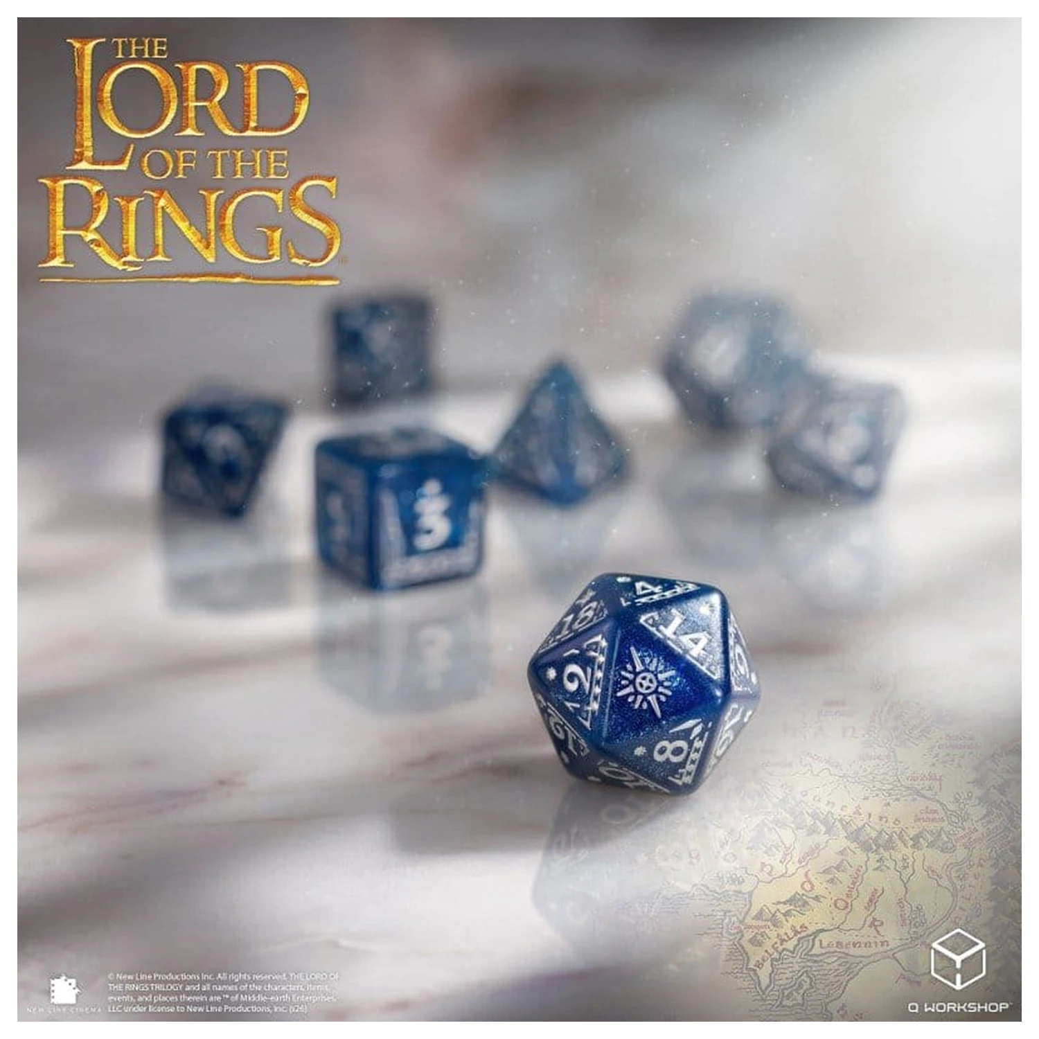 The Lord of the Rings zestaw 7 kości Gondor zdjęcie produktu