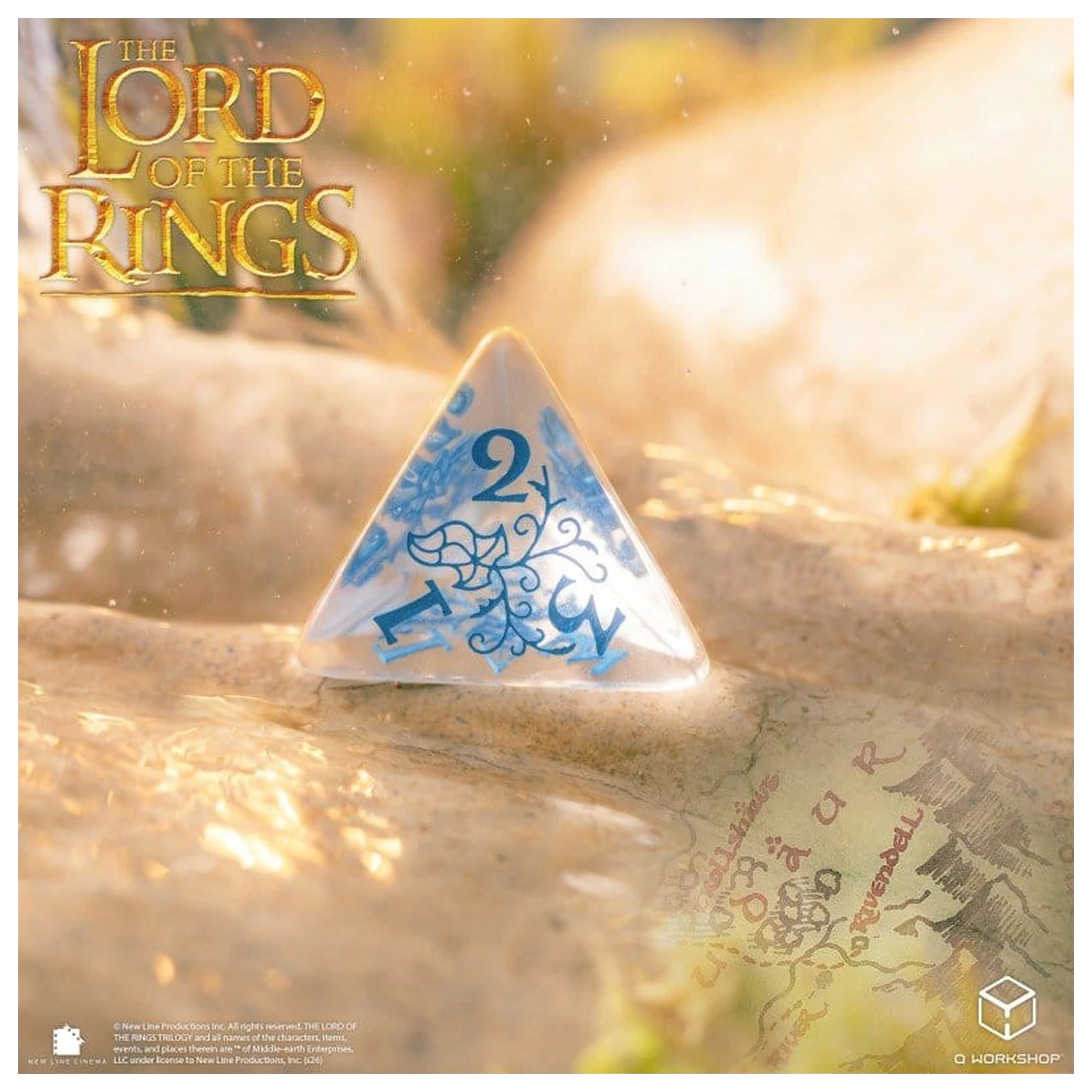 The Lord of the Rings zestaw 7 kości Rivendell (Woda) zdjęcie produktu
