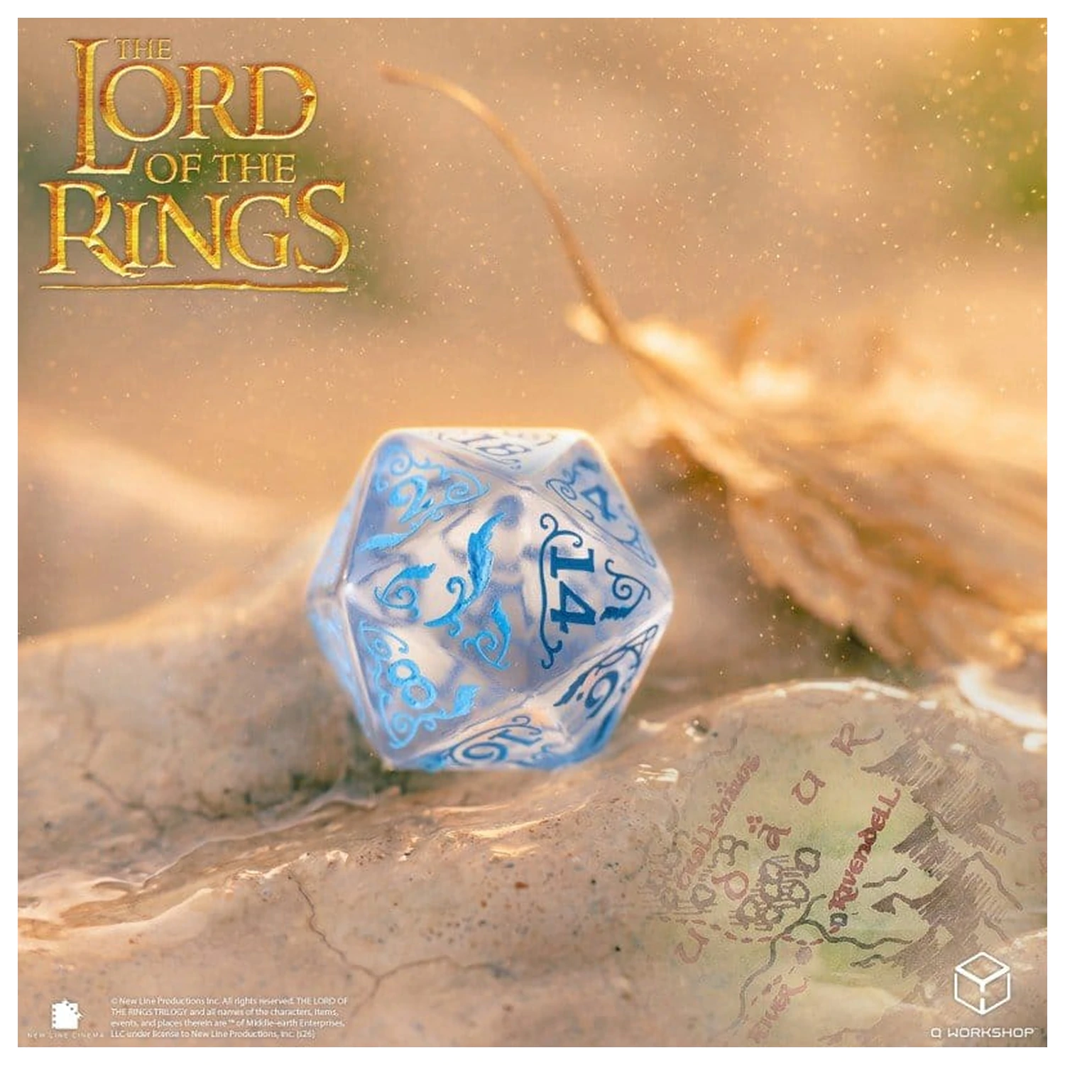 The Lord of the Rings zestaw 7 kości Rivendell (Woda) zdjęcie produktu