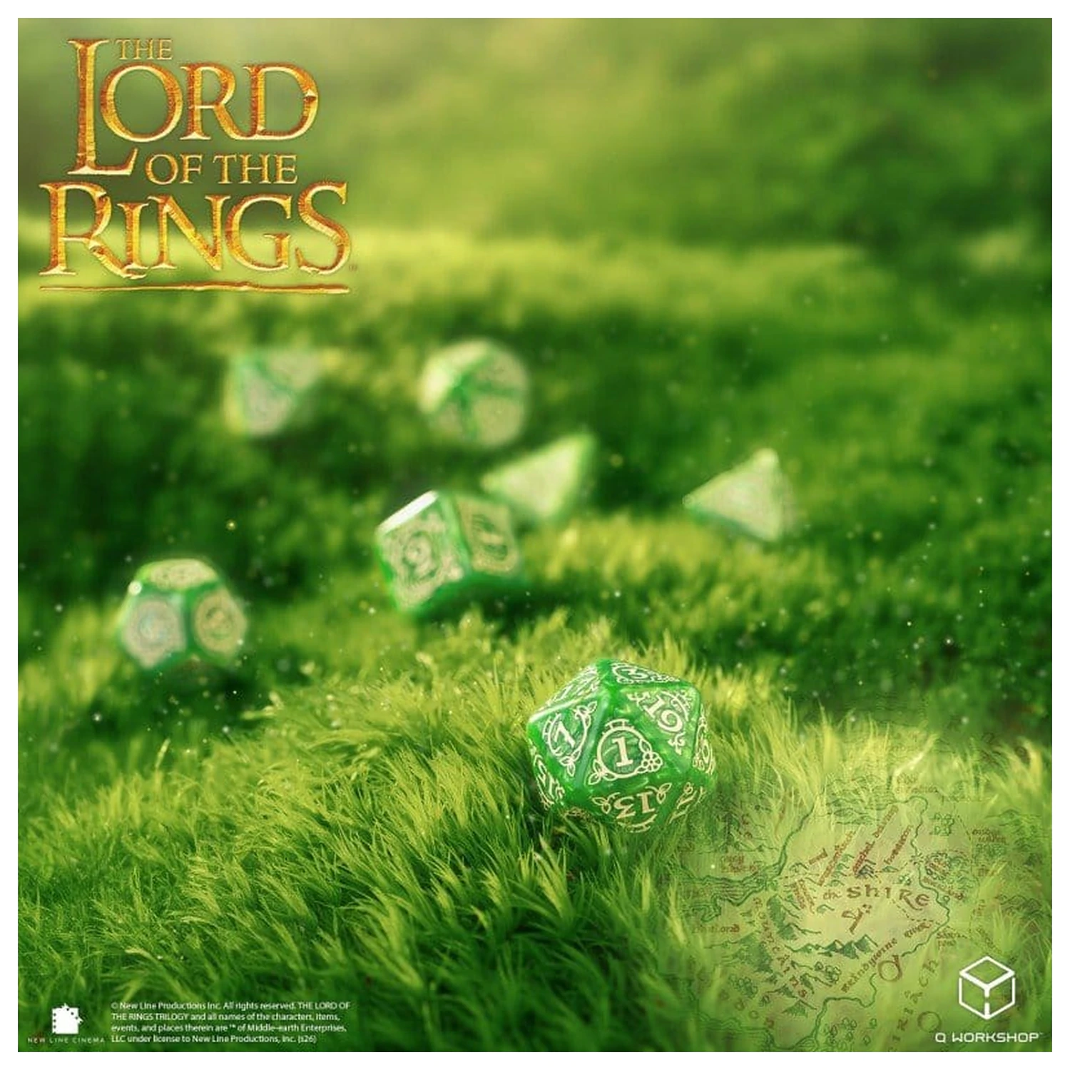 The Lord of the Rings zestaw 7 kostek Shire zdjęcie produktu