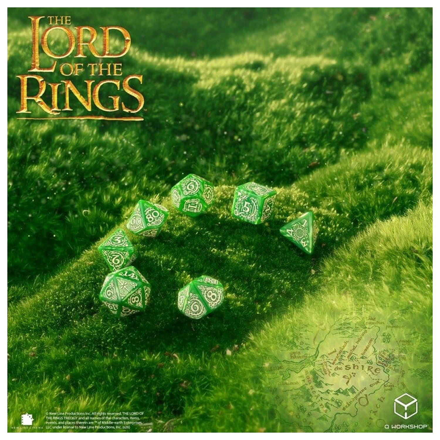 The Lord of the Rings zestaw 7 kostek Shire zdjęcie produktu