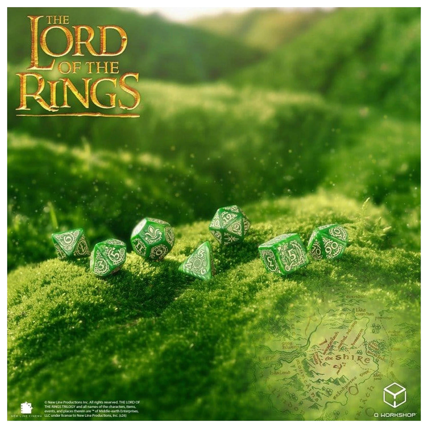 The Lord of the Rings zestaw 7 kostek Shire zdjęcie produktu