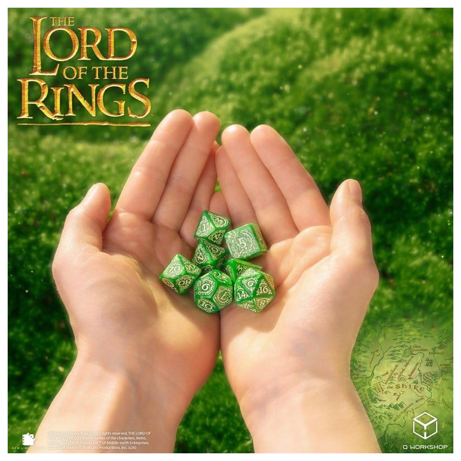 The Lord of the Rings zestaw 7 kostek Shire zdjęcie produktu