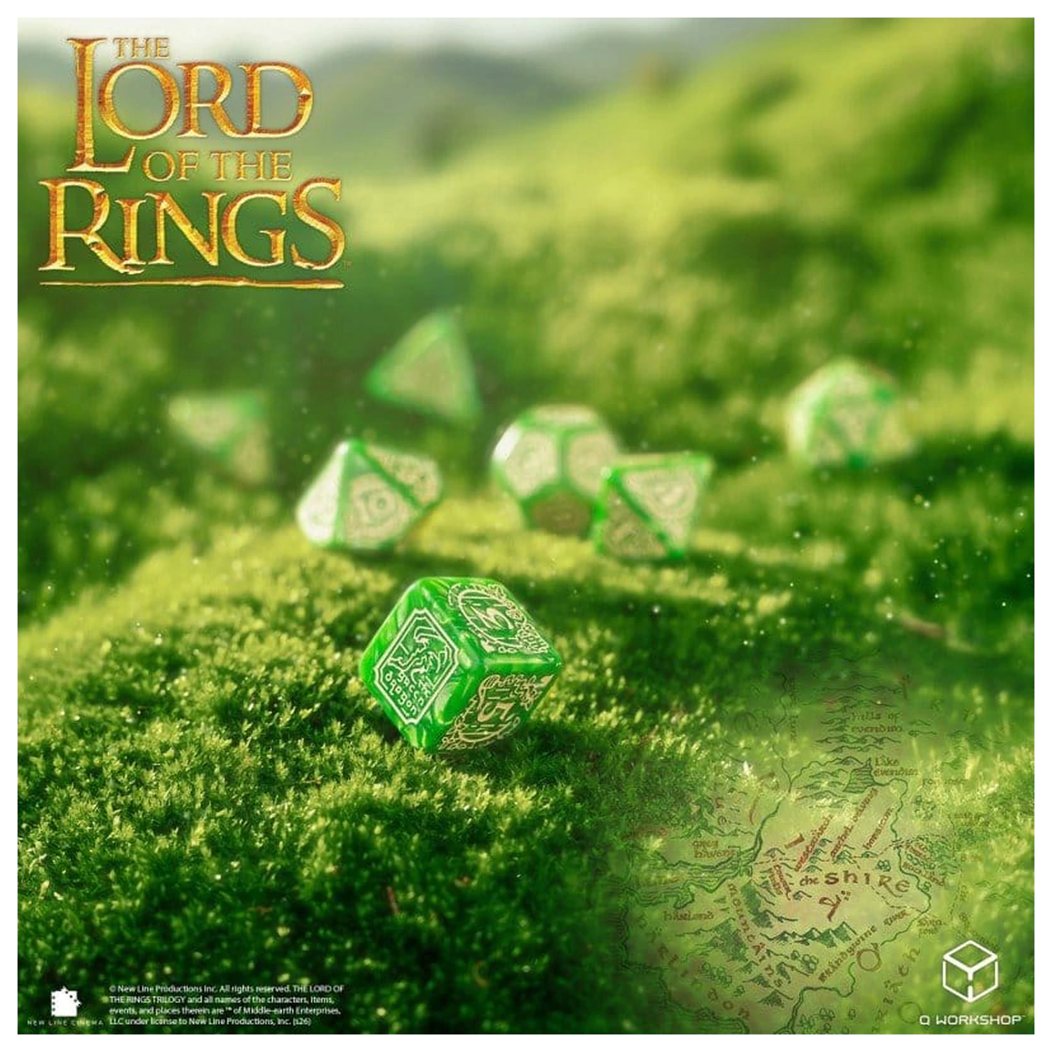 The Lord of the Rings zestaw 7 kostek Shire zdjęcie produktu