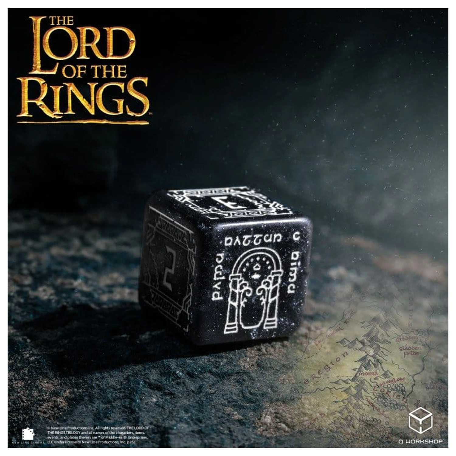 The Lord of the Rings zestaw 7 kości Moria (Glow in the Dark) zdjęcie produktu