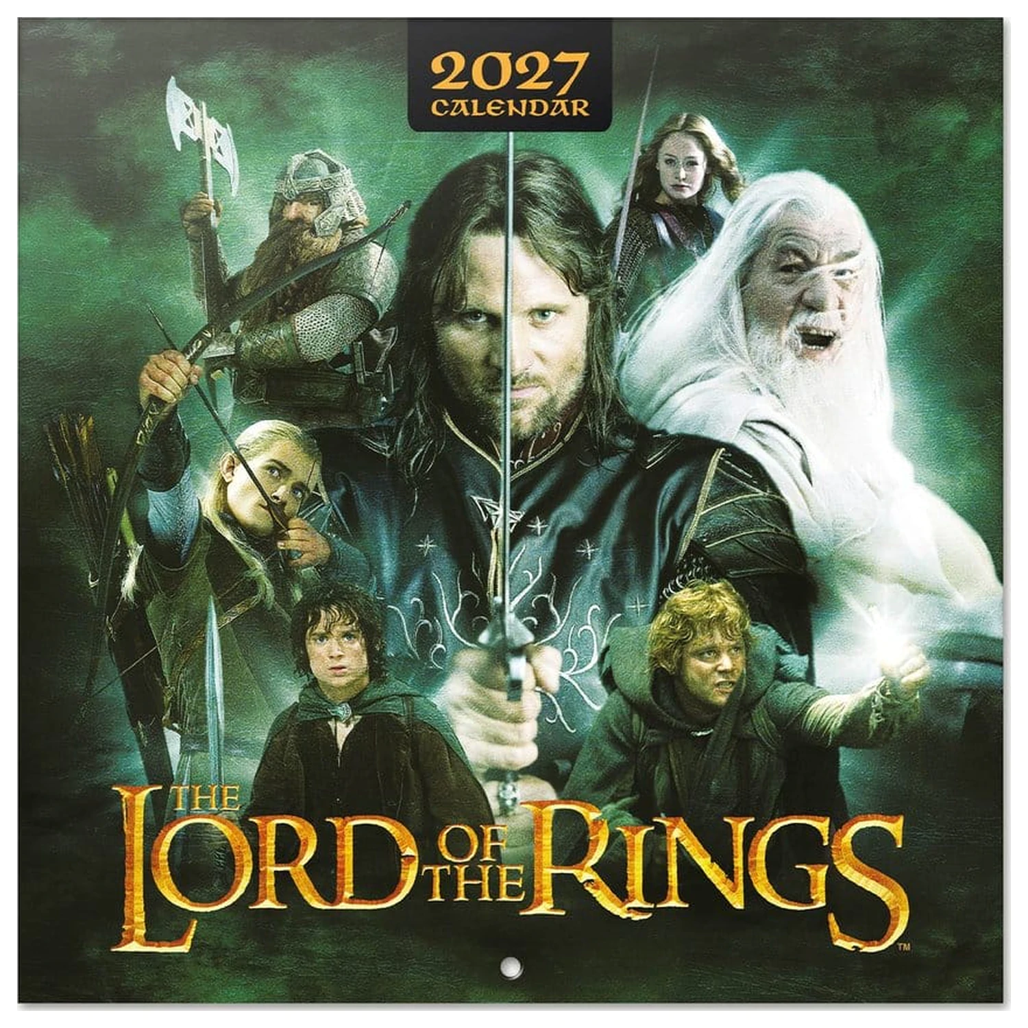 The Lord of the Rings Kalendarz ścienny 2027 30 x 30 cm zdjęcie produktu