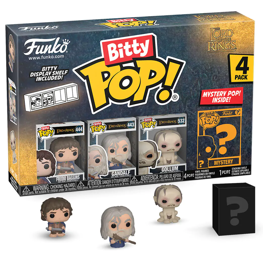 Blister 4 figurki Bitty Funko POP Władca Pierścieni Frodo zdjęcie produktu