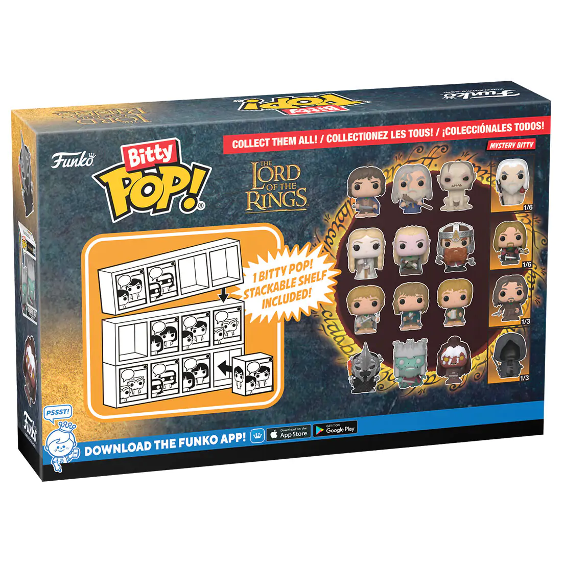 Blister 4 figurki Bitty Funko POP Władca Pierścieni Galadriela zdjęcie produktu