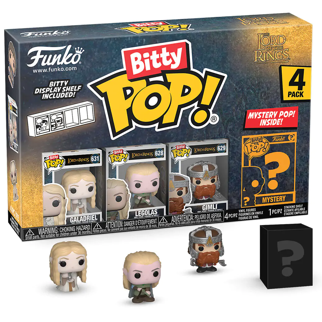 Blister 4 figurki Bitty Funko POP Władca Pierścieni Galadriela zdjęcie produktu