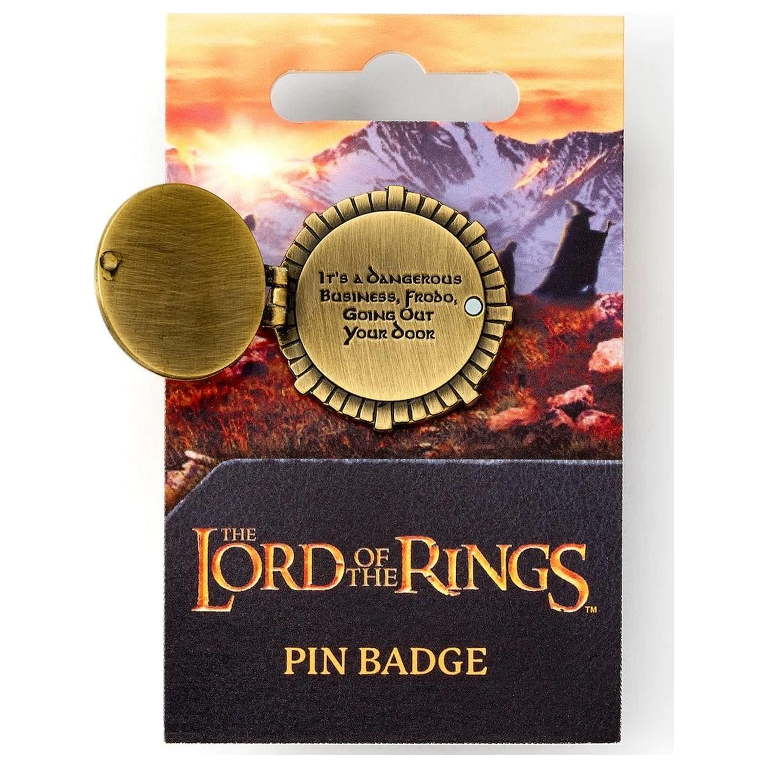 The Lord of the Rings Hobbit Door przypinka metalowa odznaka zdjęcie produktu
