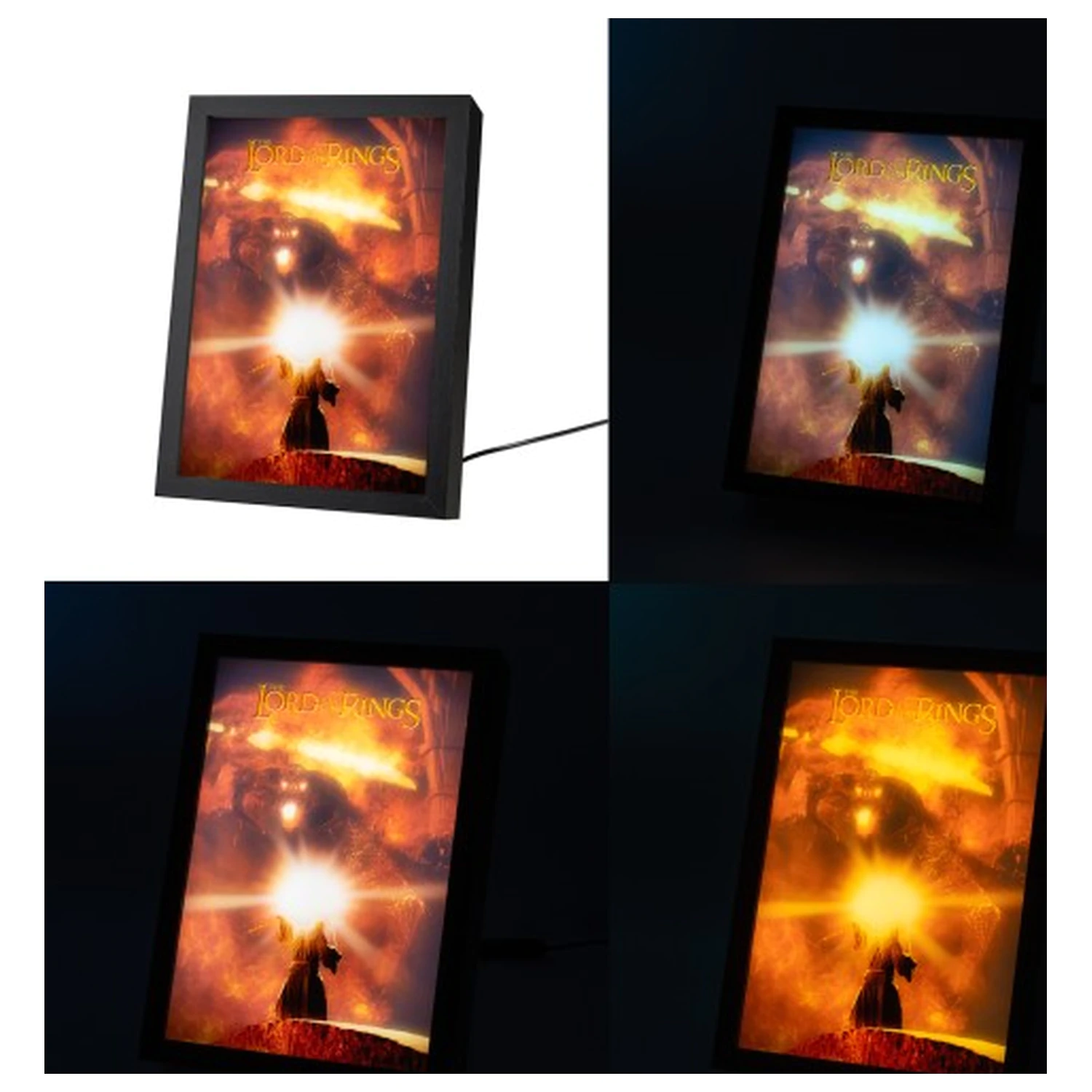 The Lord of the Rings oprawiony panel LED 28 x 20 cm zdjęcie produktu