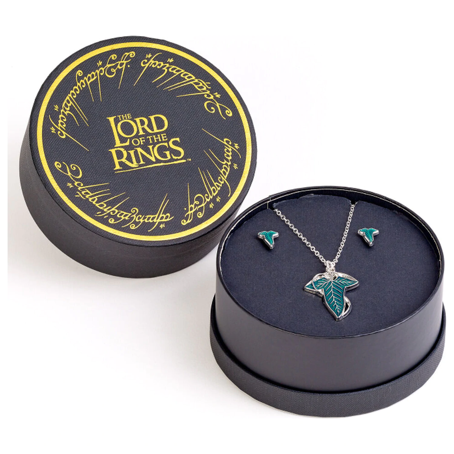 The Lord of the Rings kolczyki i naszyjnik Leaf of Lorien zestaw zdjęcie produktu