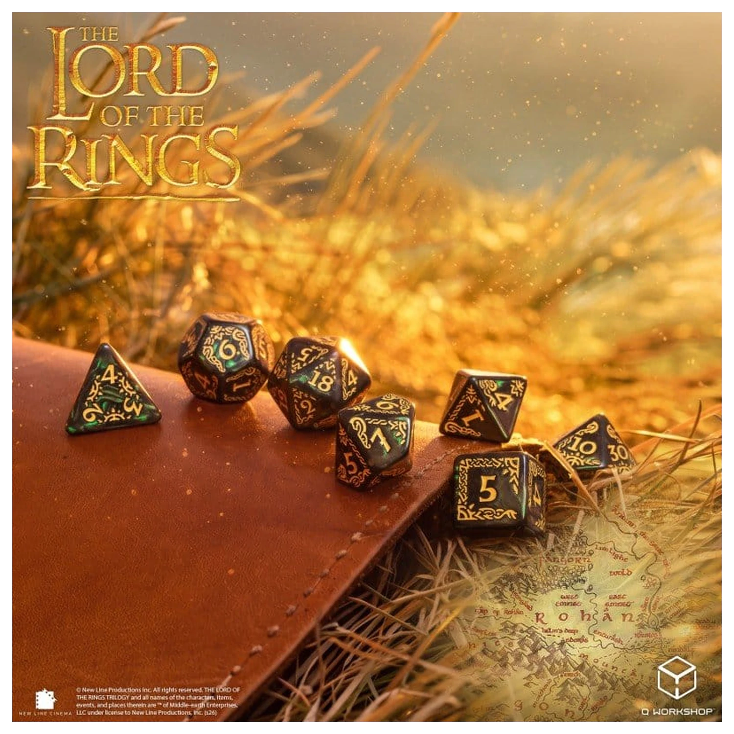 The Lord of the Rings zestaw 7 kości Rohan zdjęcie produktu