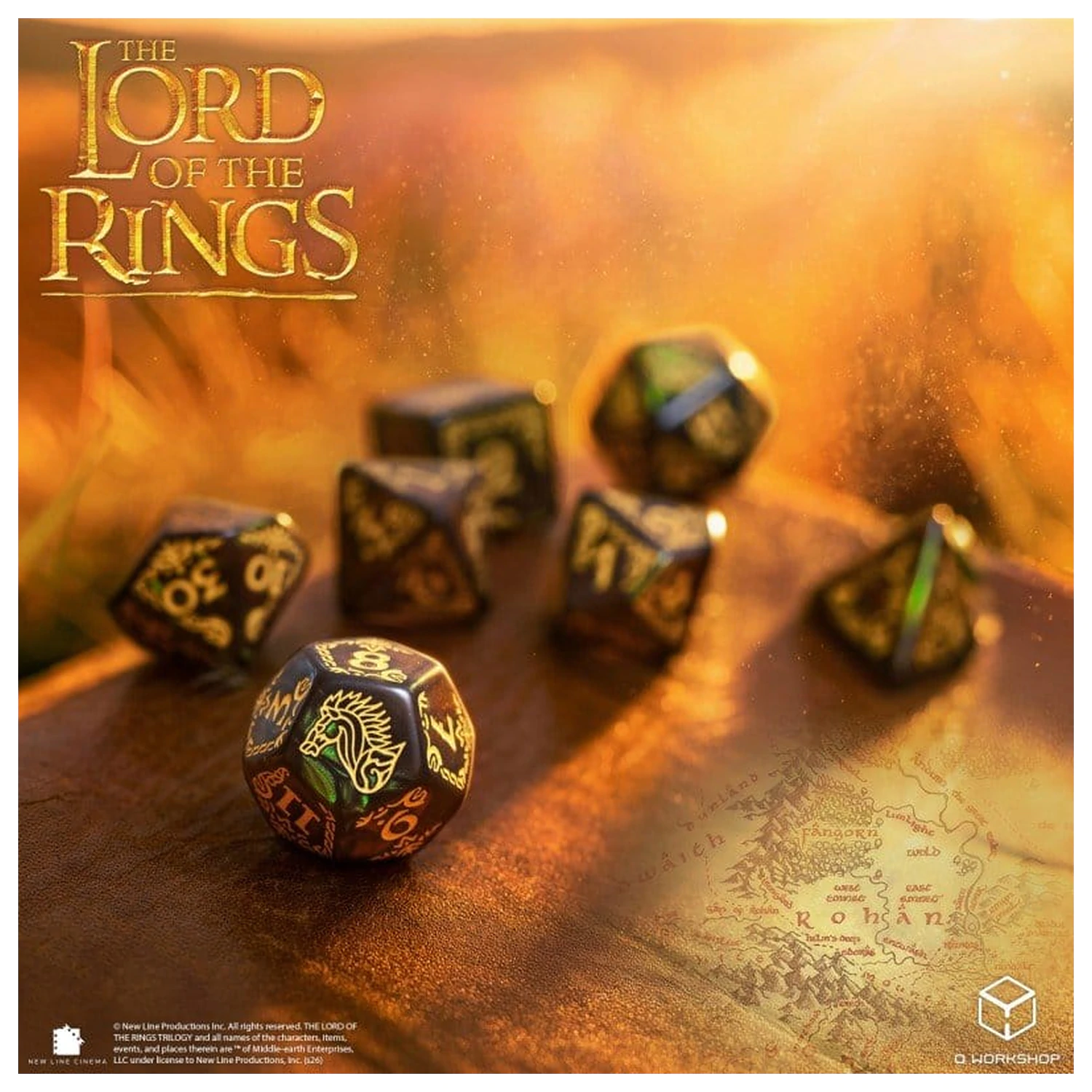 The Lord of the Rings zestaw 7 kości Rohan zdjęcie produktu