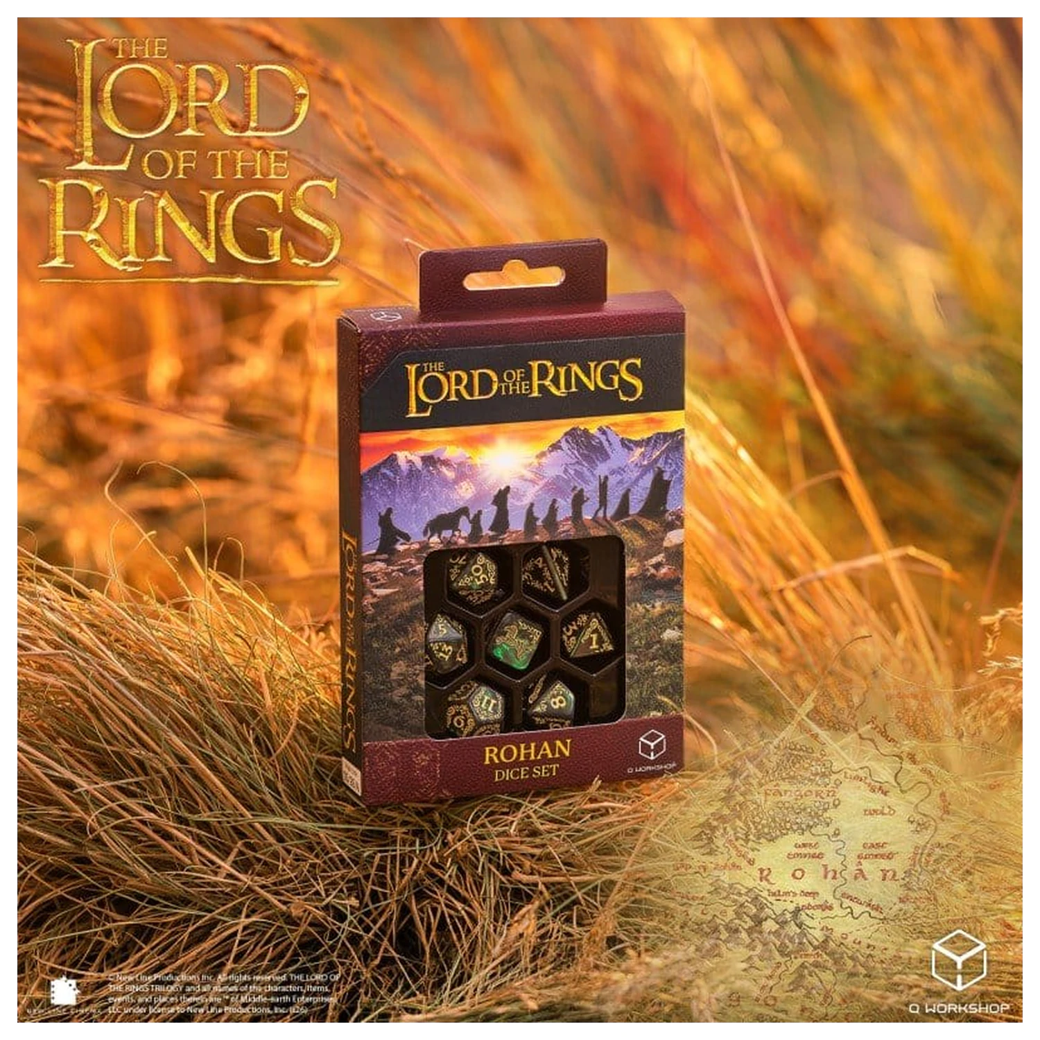 The Lord of the Rings zestaw 7 kości Rohan zdjęcie produktu