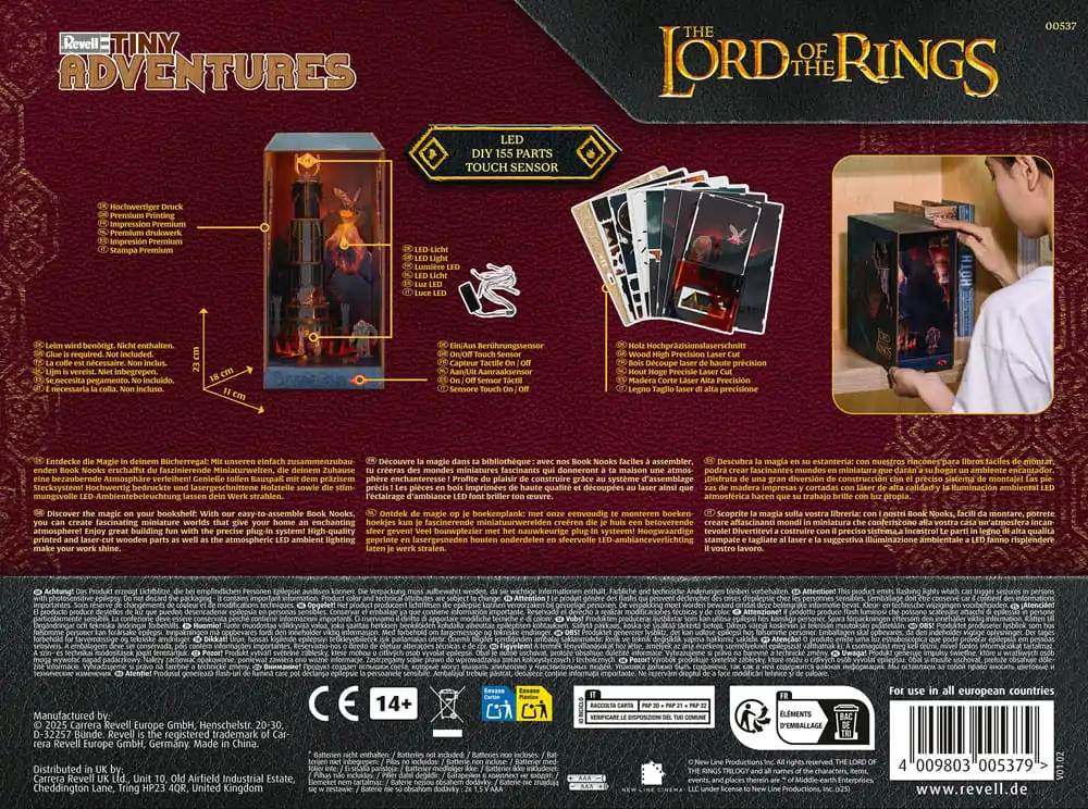 Władca Pierścieni Małe Przygody Książkowa Niusza Mini Diorama Barad-Dûr 23 cm zdjęcie produktu