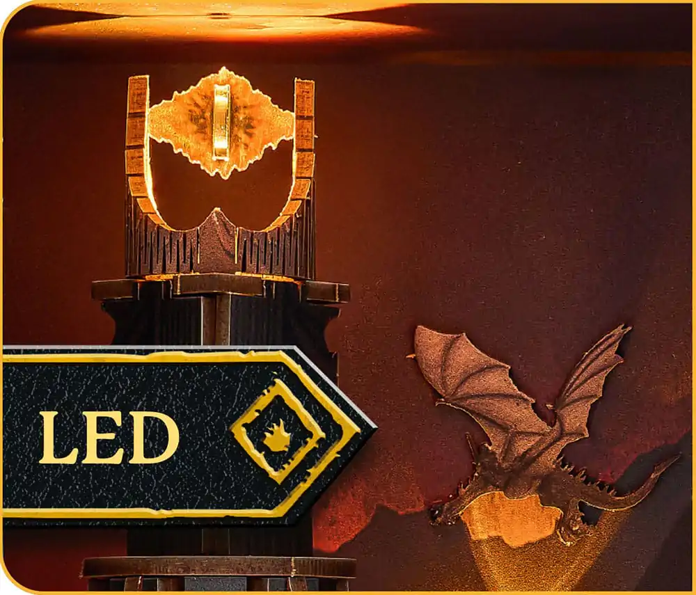 Władca Pierścieni Małe Przygody Książkowa Niusza Mini Diorama Barad-Dûr 23 cm zdjęcie produktu