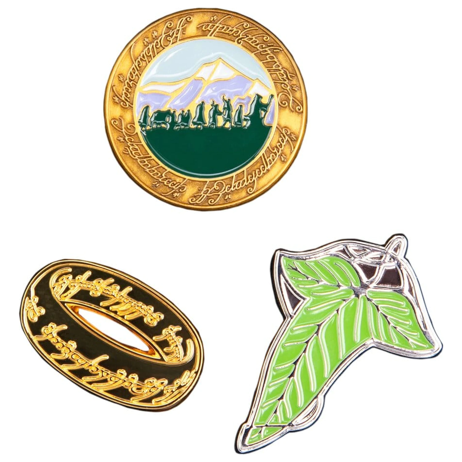 The Lord of the Rings Trilogy Pin Set A Ringbearer's Journey zdjęcie produktu