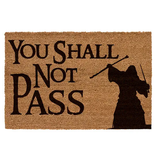 Wycieraczka Lord of the Rings You Shall Not Pass 60 x 40 cm zdjęcie produktu